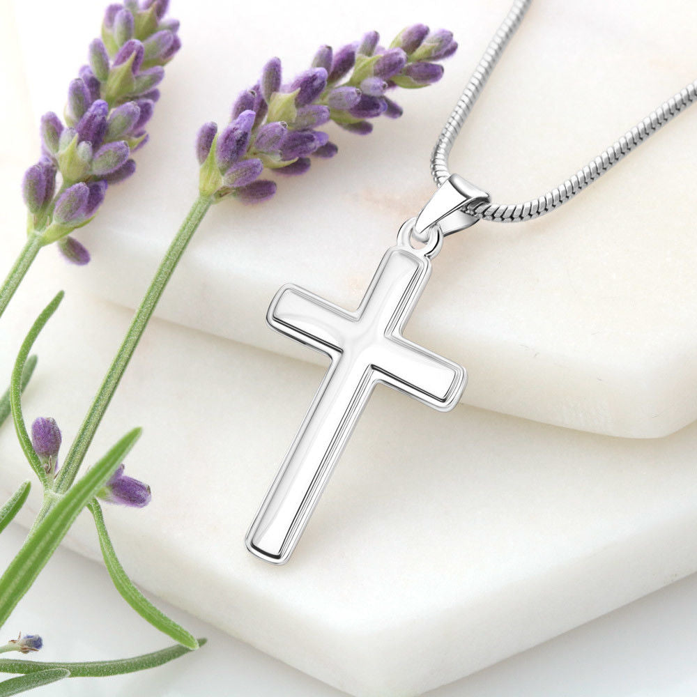 Granddaughter - You Are Enough - Cross Necklace