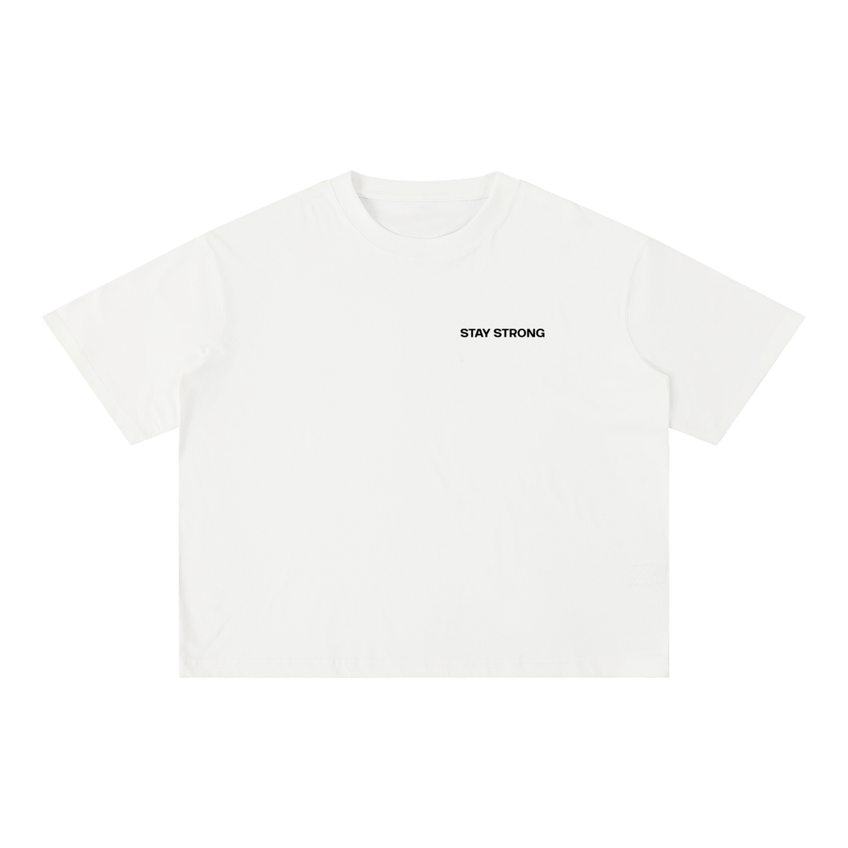 'Proud Of Yourself' Boxy T-Shirt - White