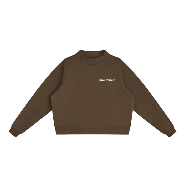 'Proud Of Yourself' Women's Sweatshirt - Brown