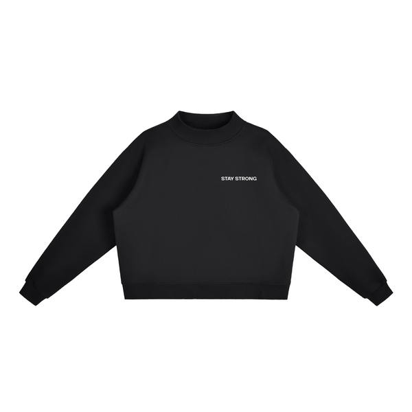 'Proud Of Yourself' Women's Sweatshirt - Black