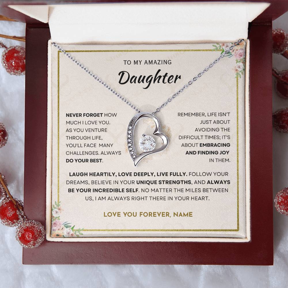 Daughter - Incredible Self - Forever Love Necklace