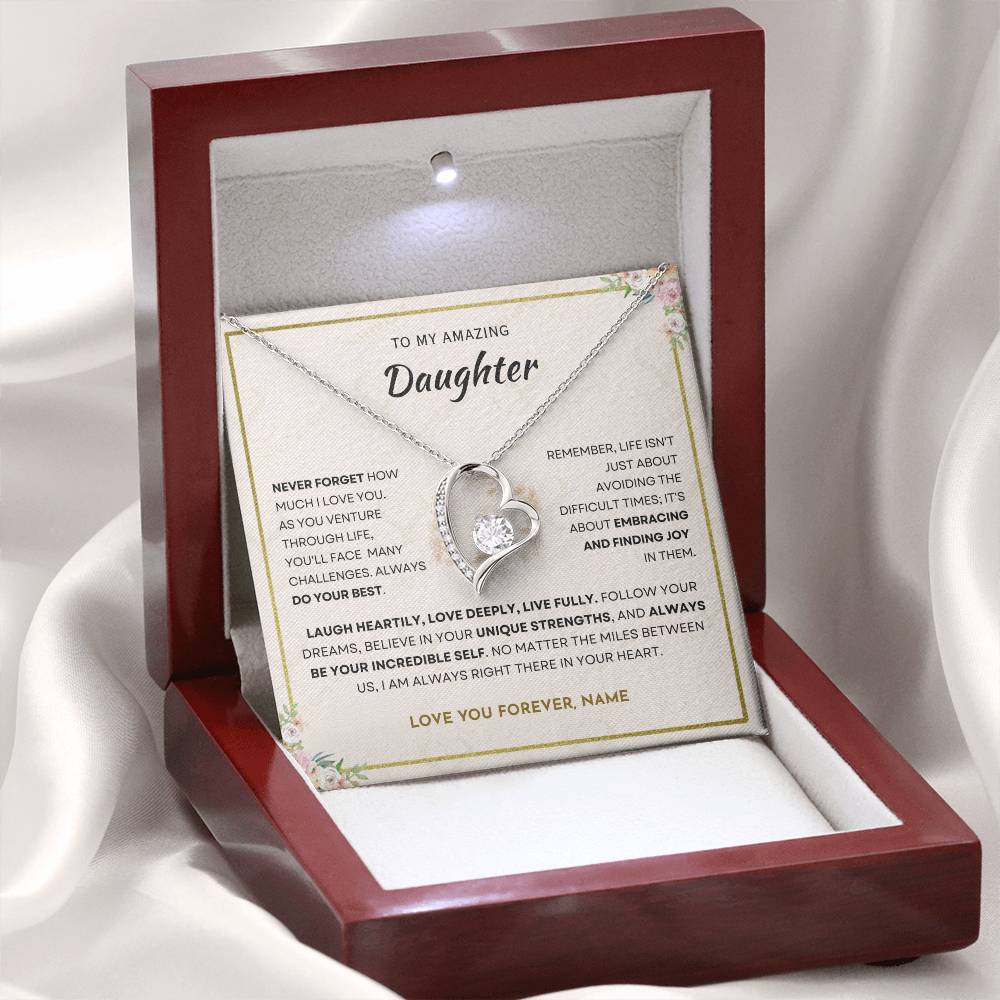 Daughter - Incredible Self - Forever Love Necklace