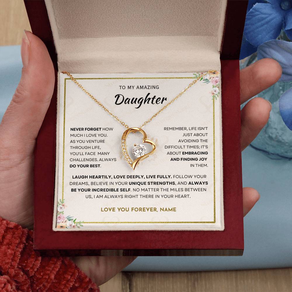 Daughter - Incredible Self - Forever Love Necklace