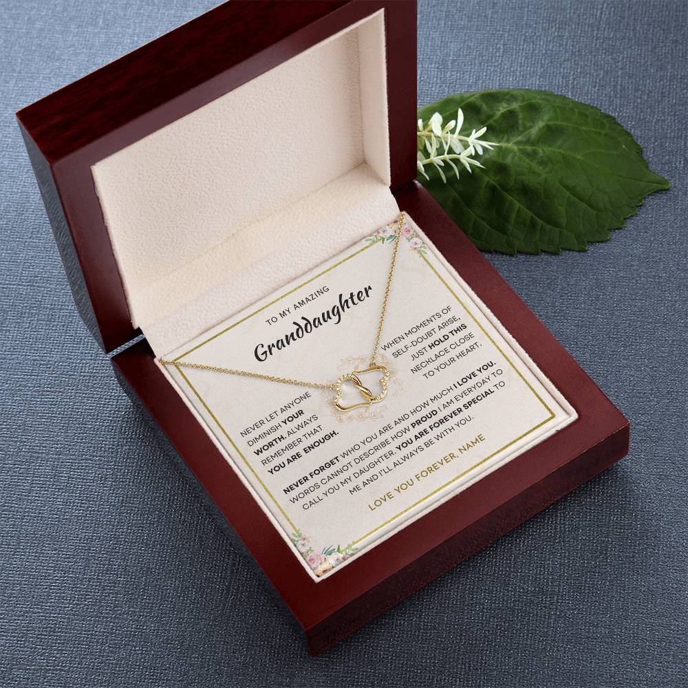 Granddaughter - You Are Enough - Everlasting Love Necklace