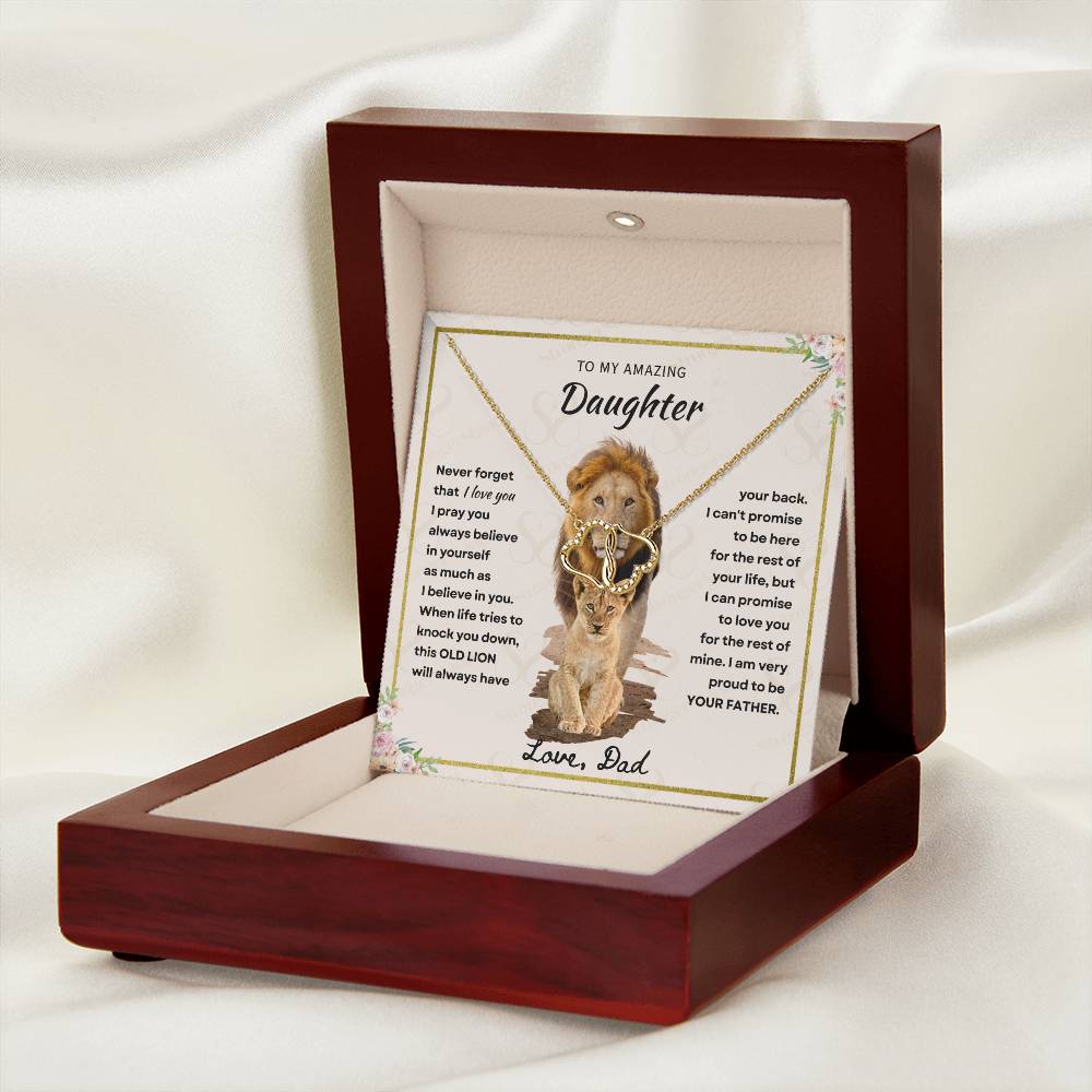 Daughter - Proud Father - Everlasting Love Necklace