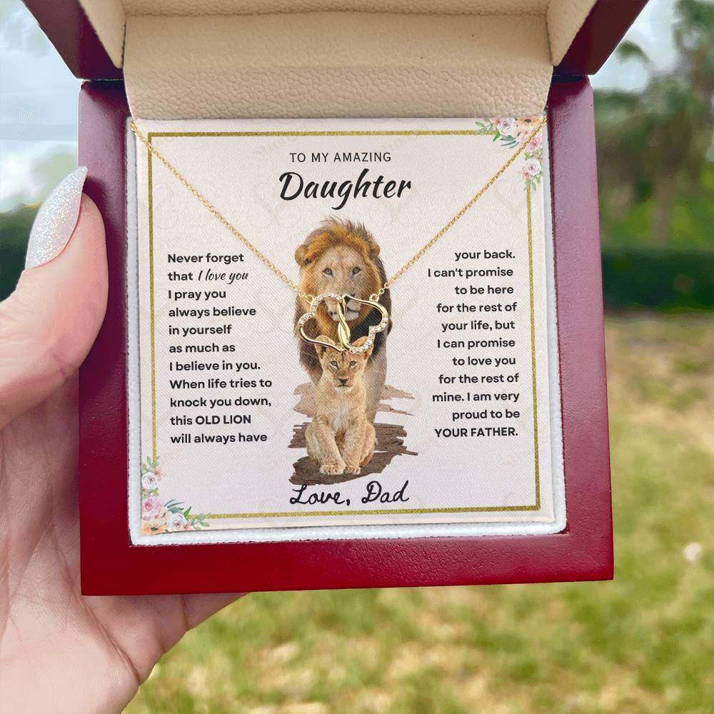 Daughter - Proud Father - Everlasting Love Necklace