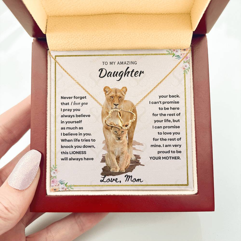 Daughter - Proud Mother - Everlasting Love Necklace