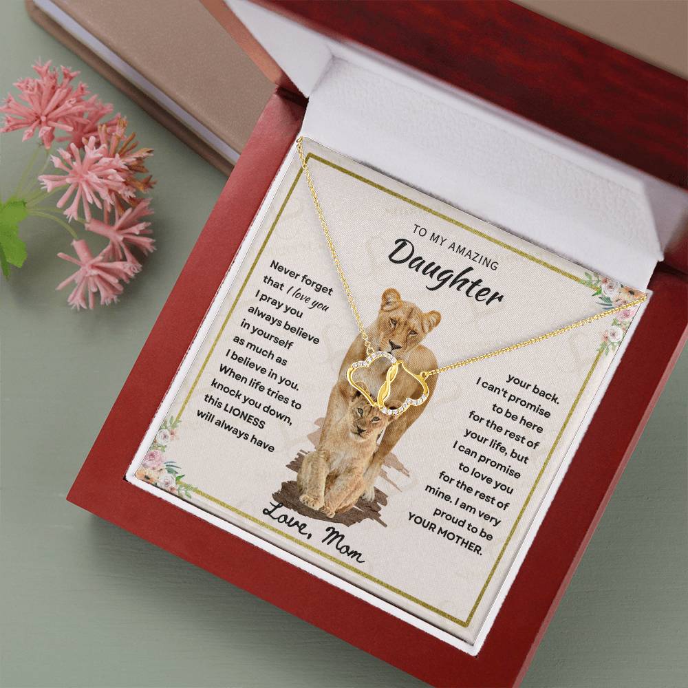 Daughter - Proud Mother - Everlasting Love Necklace