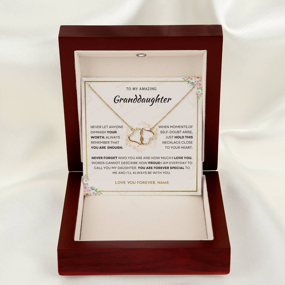 Granddaughter - You Are Enough - Everlasting Love Necklace