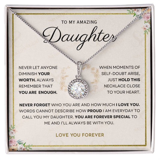 Daughter - You Are Enough - Hope Necklace