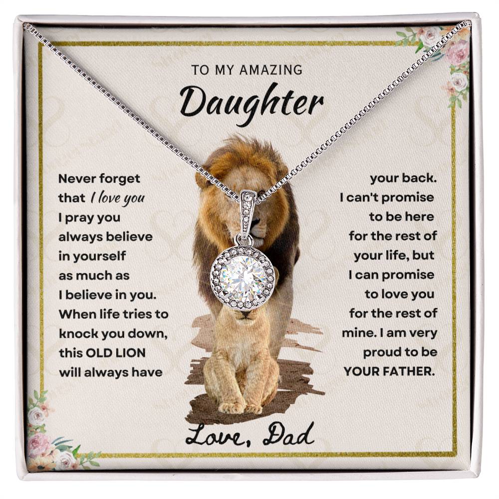 Daughter - Proud Father - Eternal Hope Necklace