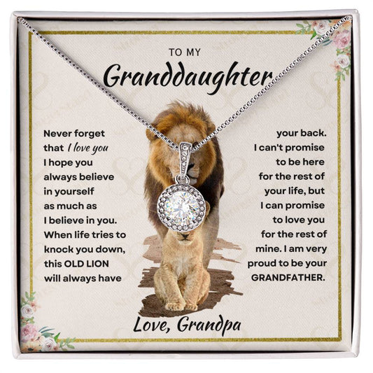 Granddaughter - Proud Grandpa - Eternal Hope Necklace