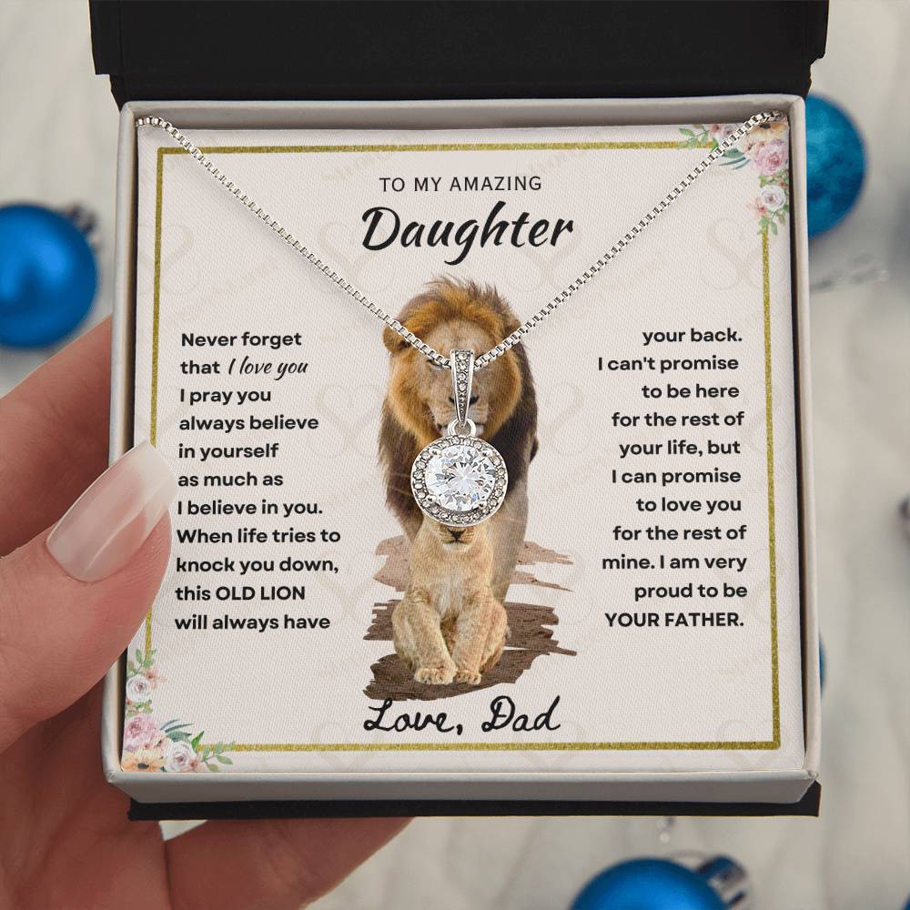 Daughter - Proud Father - Eternal Hope Necklace