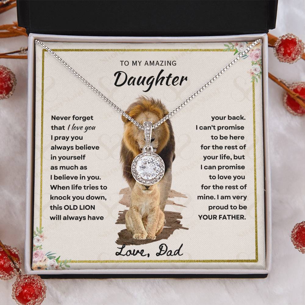 Daughter - Proud Father - Eternal Hope Necklace