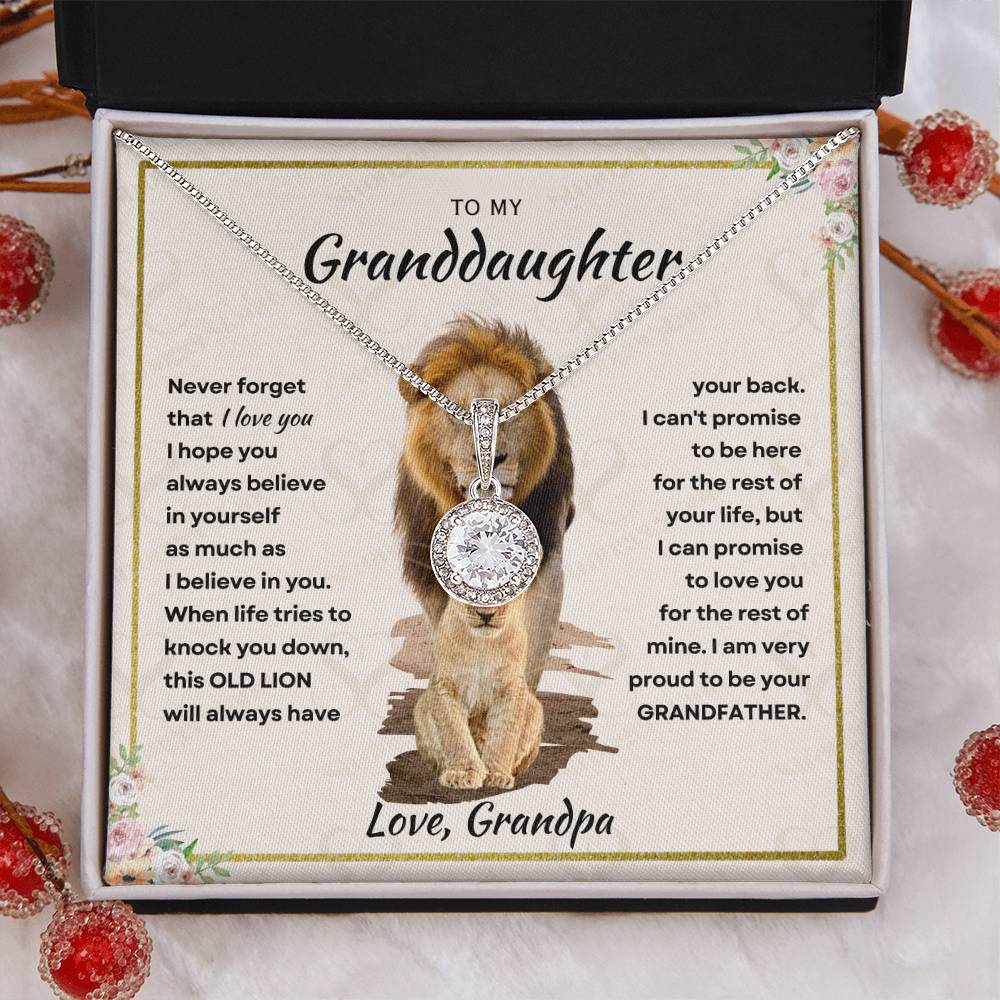 Granddaughter - Proud Grandpa - Eternal Hope Necklace