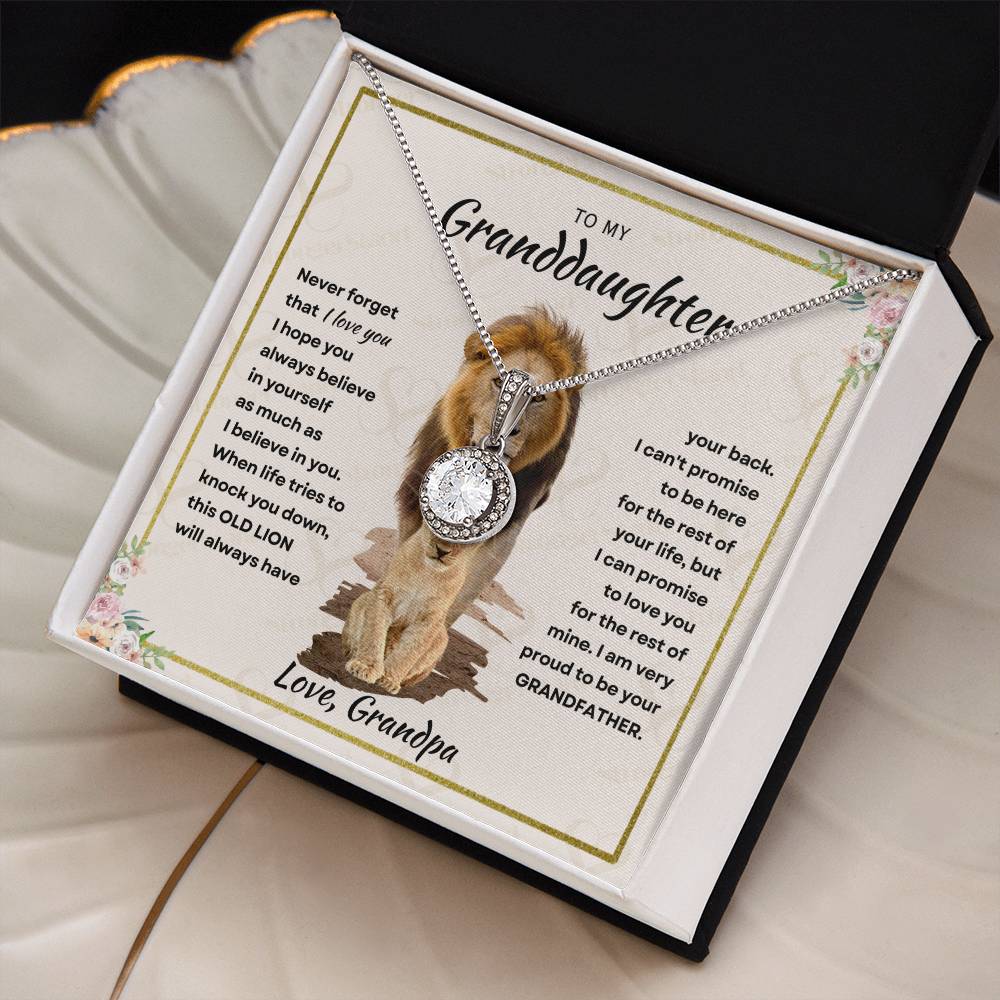 Granddaughter - Proud Grandpa - Eternal Hope Necklace