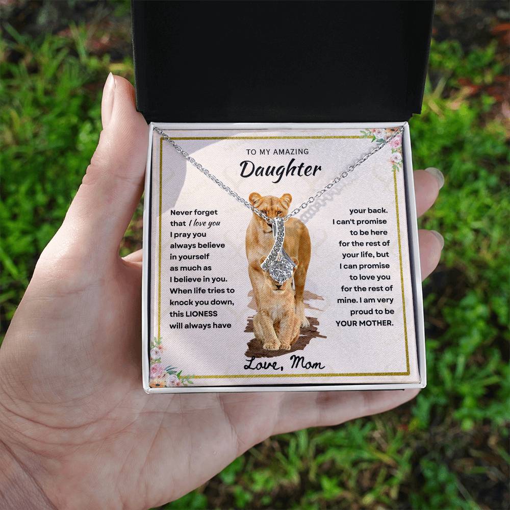 Daughter - Proud Mother - Alluring Beauty Necklace