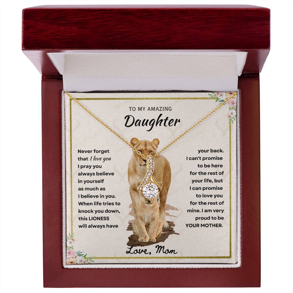 Daughter - Proud Mother - Alluring Beauty Necklace