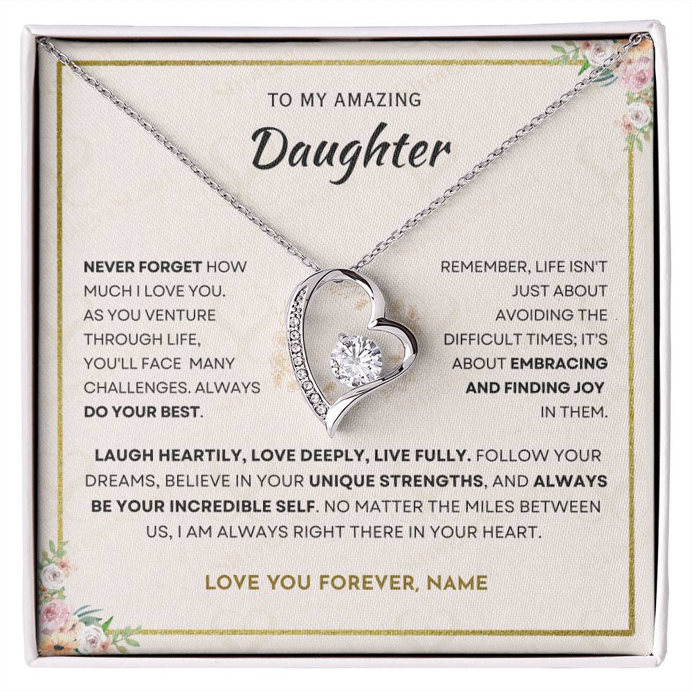 Daughter - Incredible Self - Forever Love Necklace