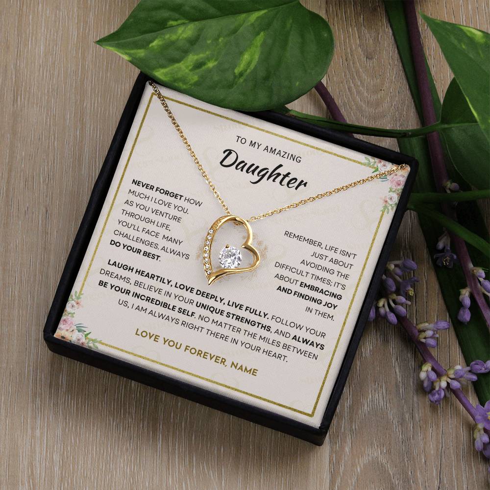 Daughter - Incredible Self - Forever Love Necklace