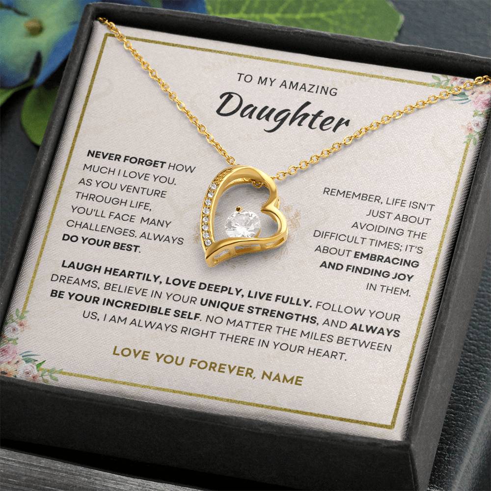 Daughter - Incredible Self - Forever Love Necklace