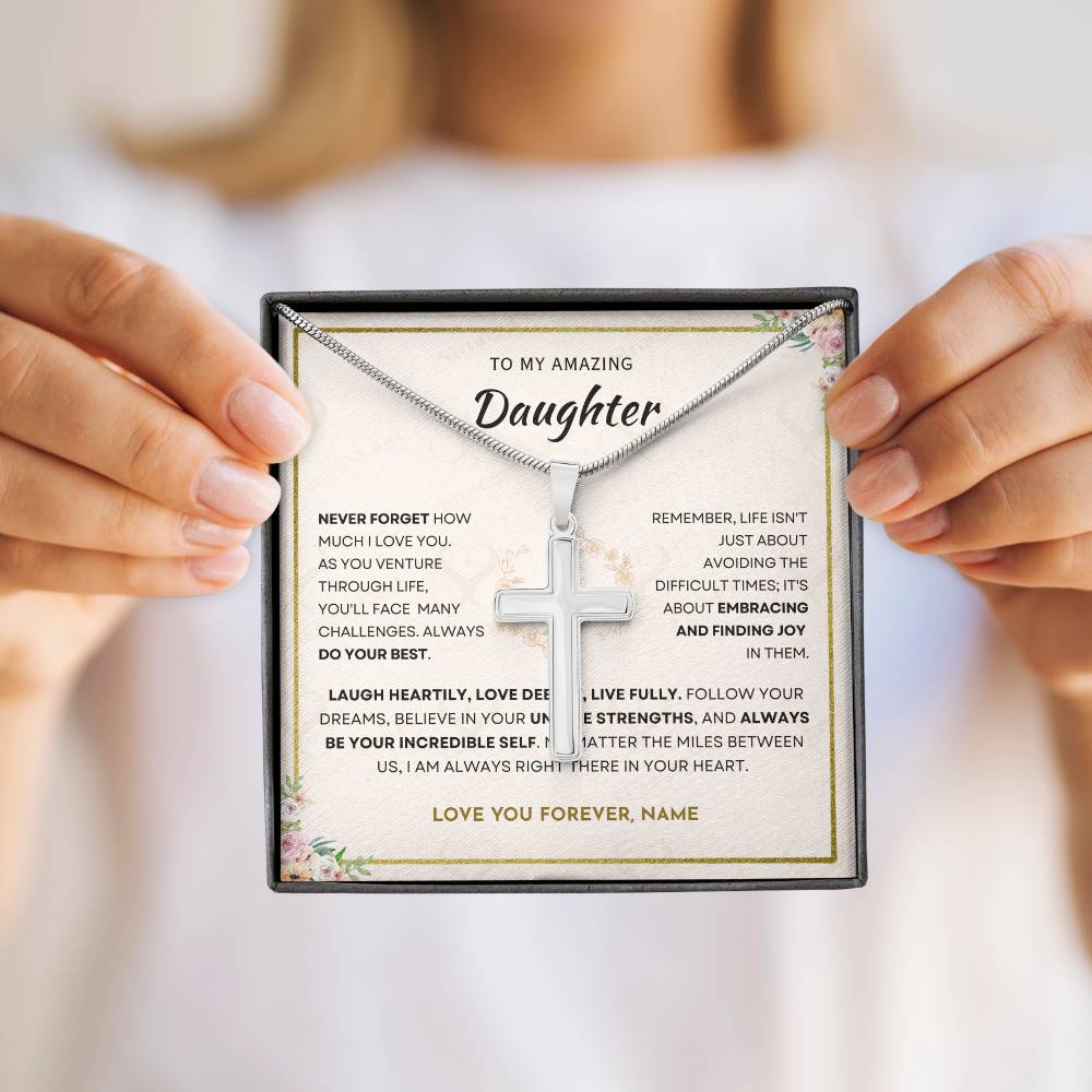 Daughter - Incredible Self - Cross Necklace